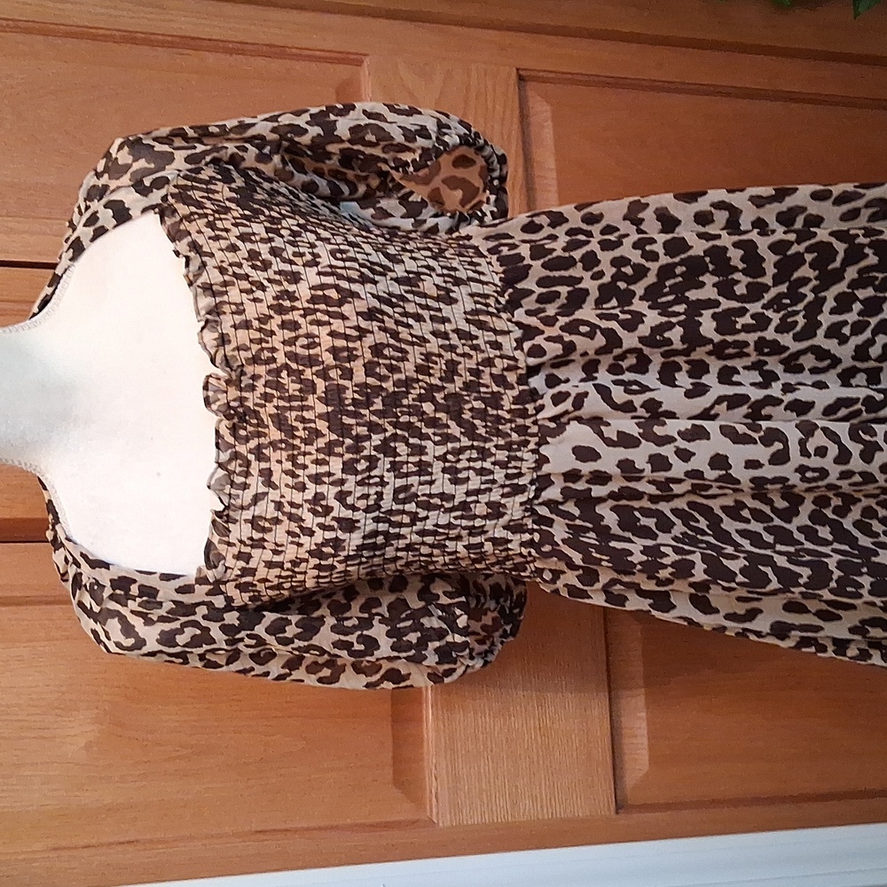 ASOS Leopard Print Maxi Dress EUC - Picture 7 of 14